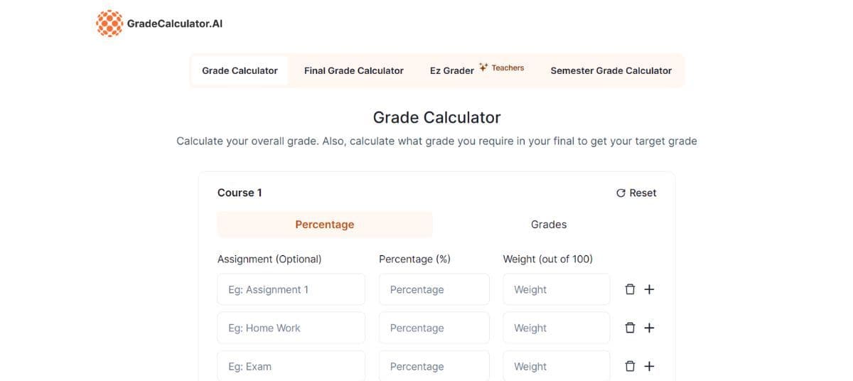 grade calculator ai